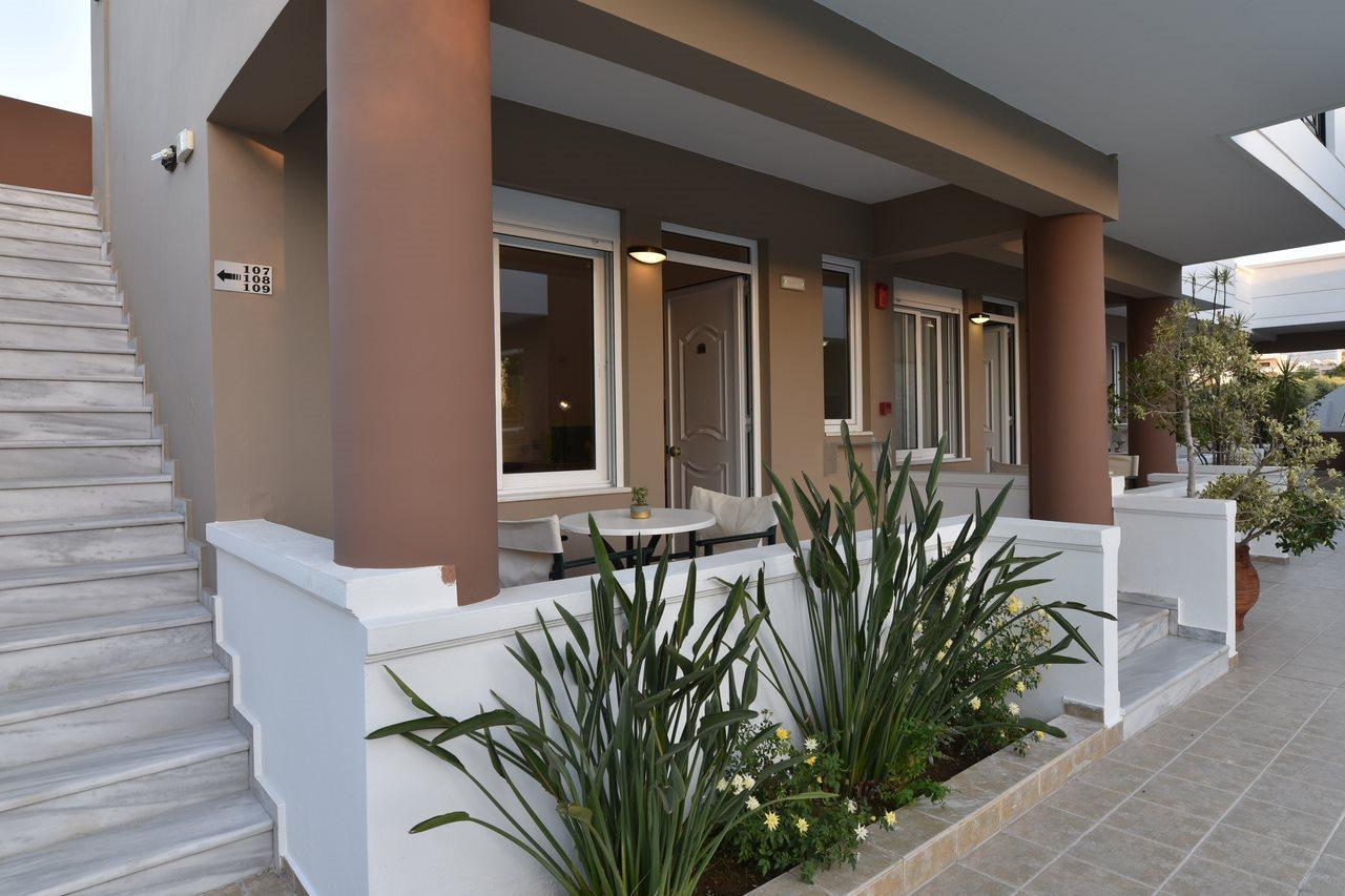 Okeanis II Aparthotel Kato Daratso Exterior foto
